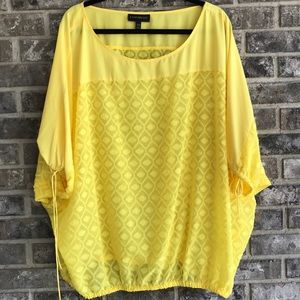 Yellow blouse w/camisole